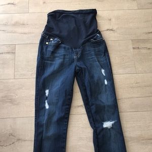 7 for all mankind maternity skinny jeans